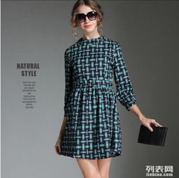 歐美風(fēng)新款格子連衣裙 廣州廠家直銷，一件起批引領(lǐng)時(shí)尚潮流